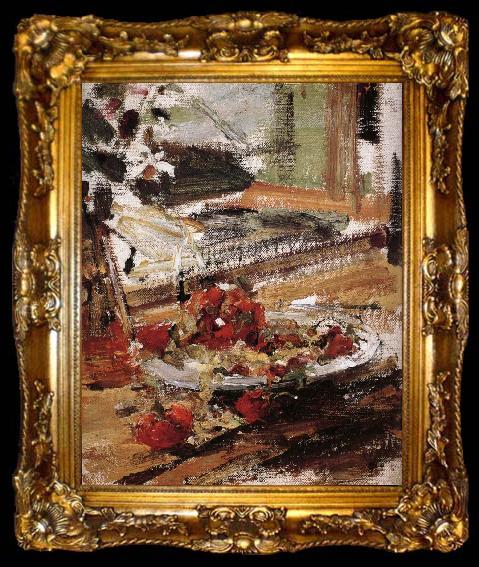 framed  Nikolay Fechin Still Life, ta009-2